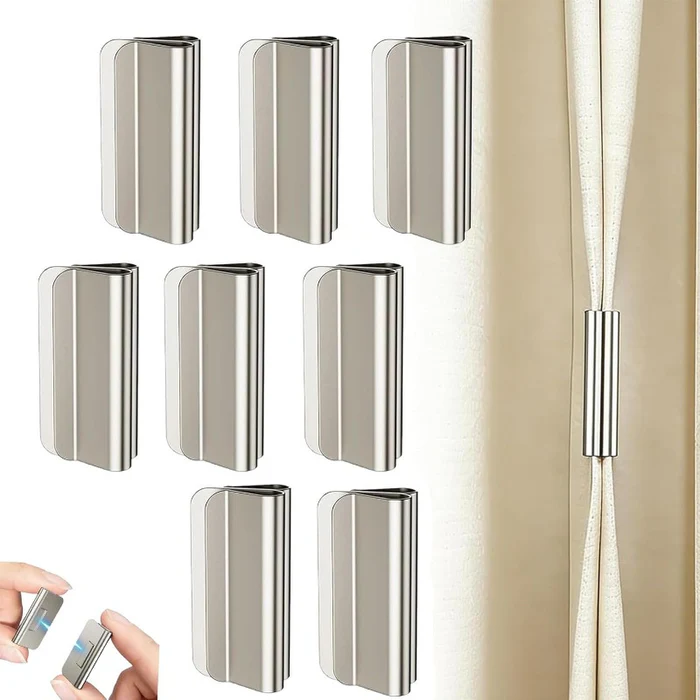 Magnetic Curtain Blackout Clip, Magnetic Curtain Closure Fastener