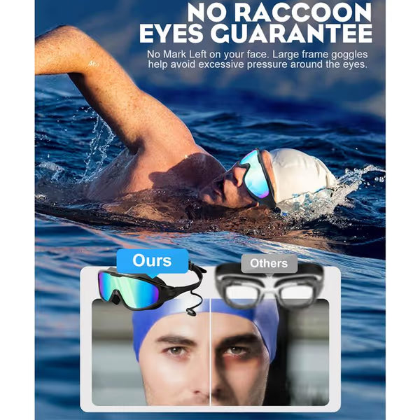 No Leaking Swim Glasses for Men Women Youth
