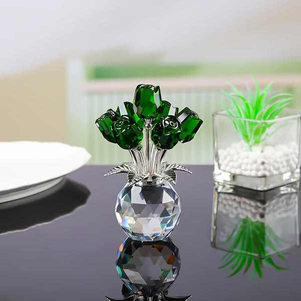 🌹Eternal Colorful Rose Ornament – A timeless symbol of love and elegance✨