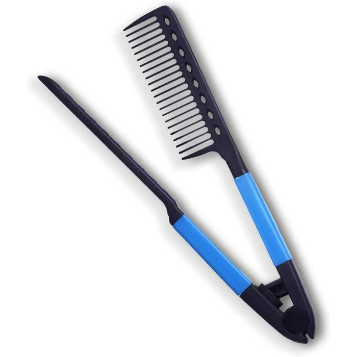 Heat-Resistant V Comb for Hair Straightening & Styling