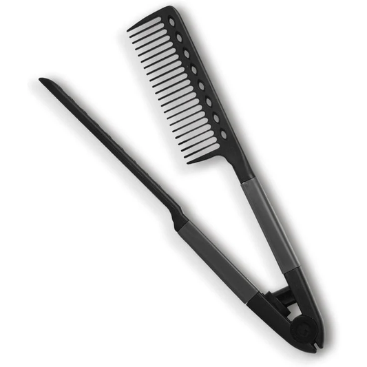 Heat-Resistant V Comb for Hair Straightening & Styling