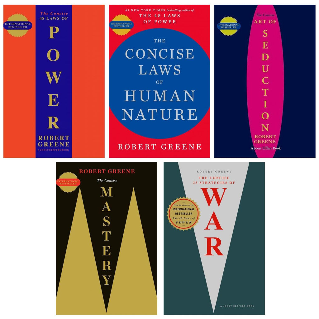 Robert Greene 5-Book Set (CONCISE EDITIONS) – Exact Copy Set