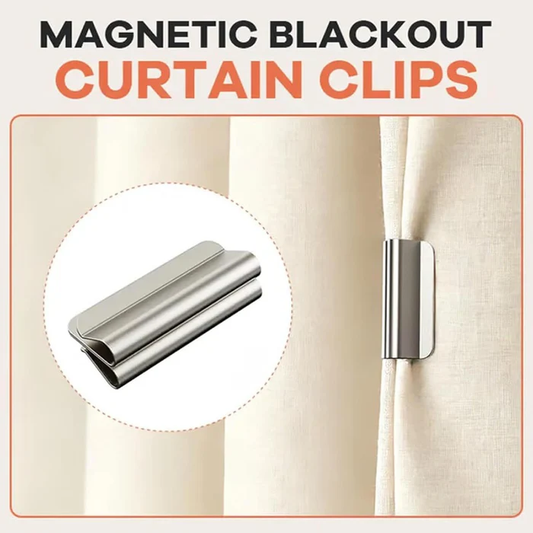 Magnetic Curtain Blackout Clip, Magnetic Curtain Closure Fastener
