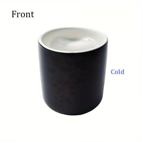 Heart-Shaped Color Changing Ceramic Mug