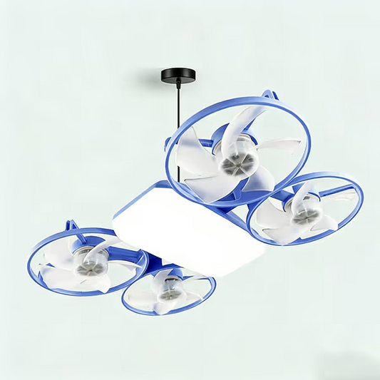 ✨ Drone-Style LED Ceiling Fan Light – Modern Lighting & Airflow in One