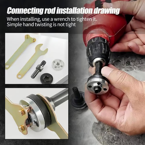 Conversion Angle Grinding Adapter Connecting Rod Kit for Electric Drill